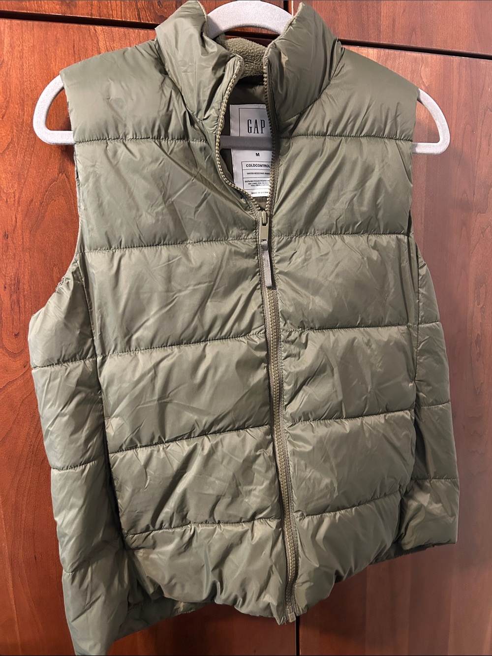 Gap Cold Control Puffer Vest Green
